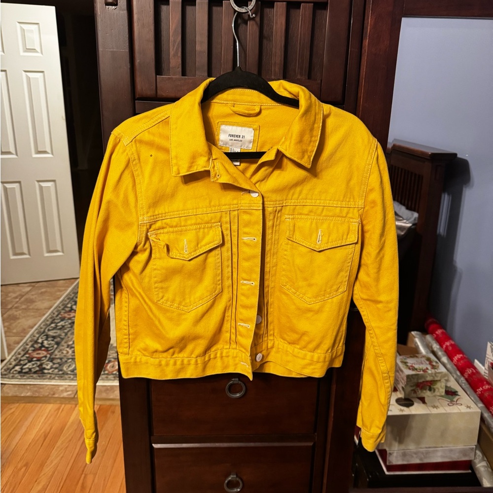 Yellow Denim Jacket